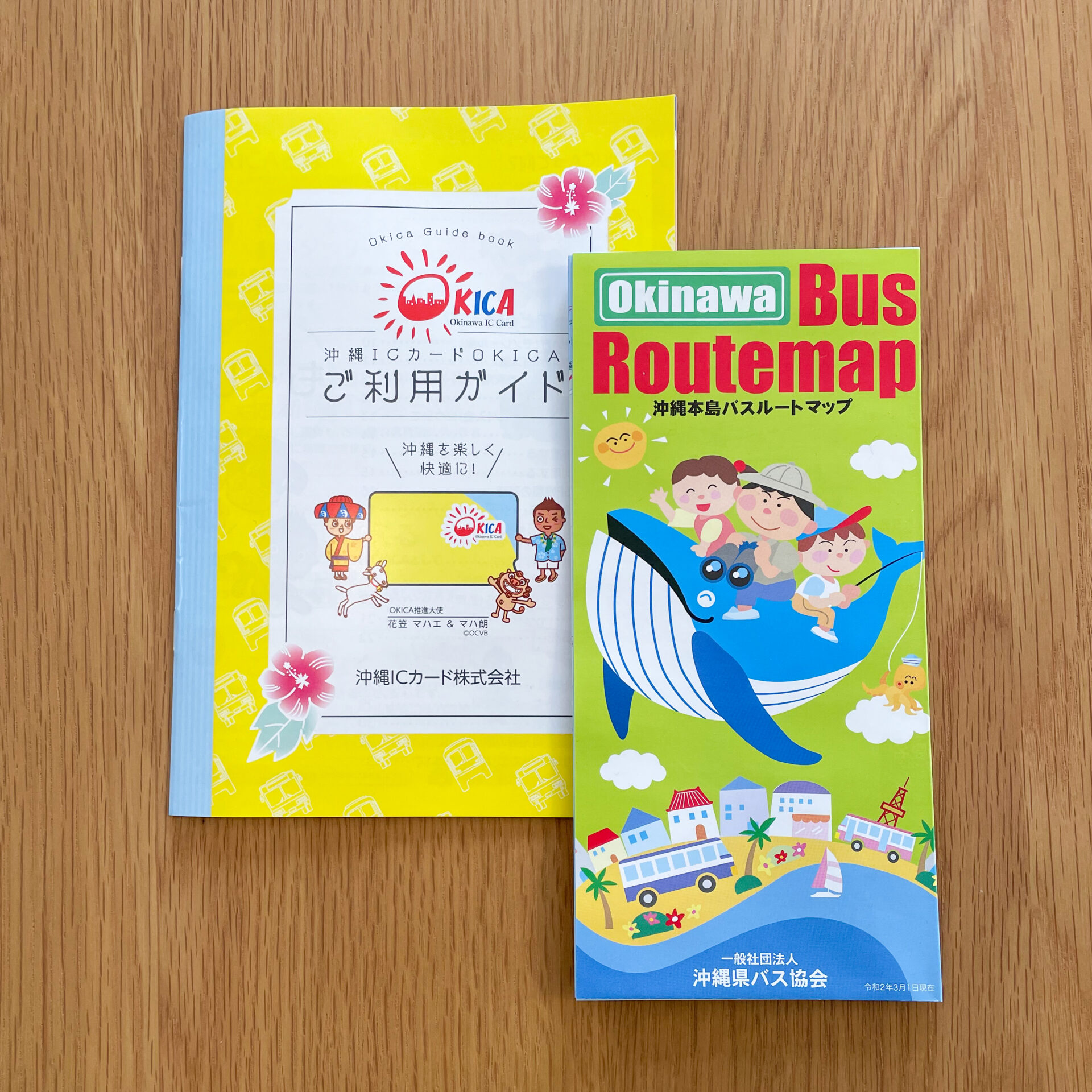 OKICA利用者ガイドとバスルートマップ