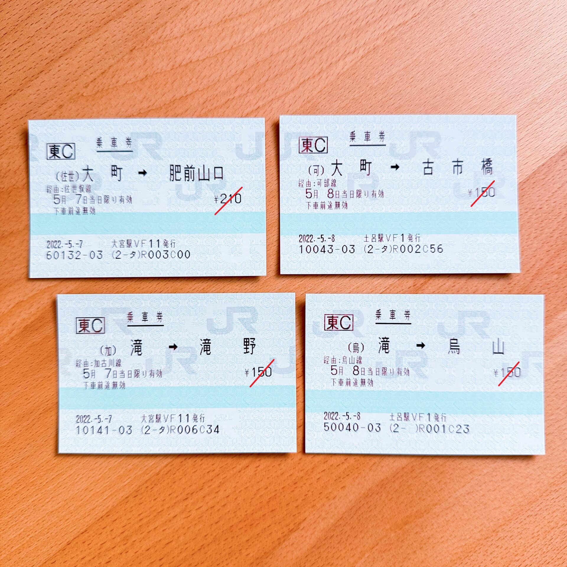 同名駅のきっぷイメージ