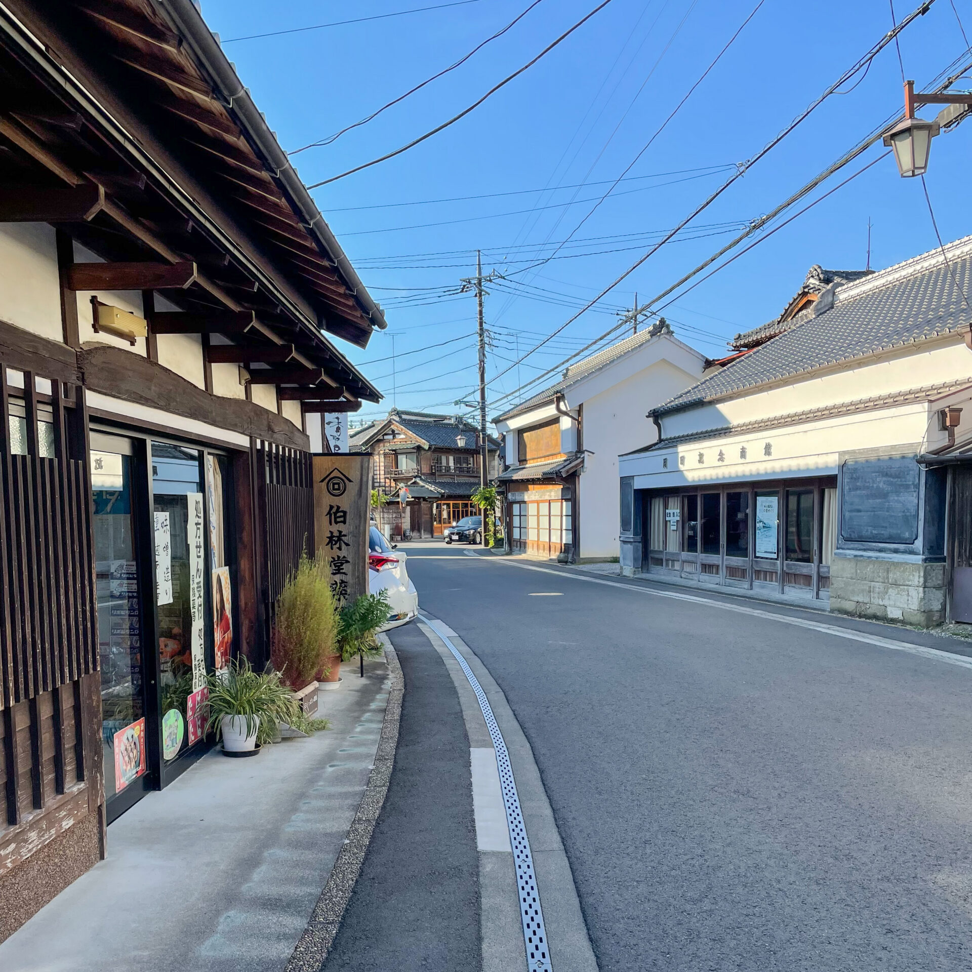 栃木市中心部の例幣使街道
