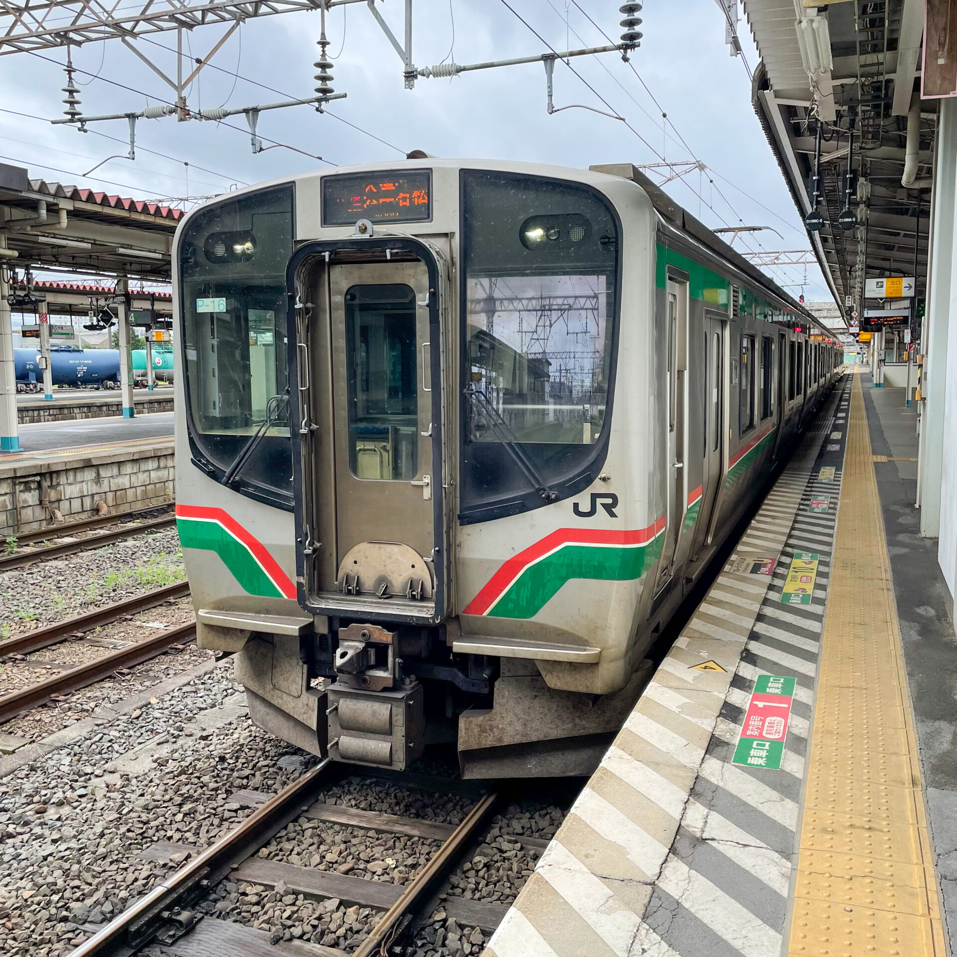 磐越西線普通列車郡山駅にて