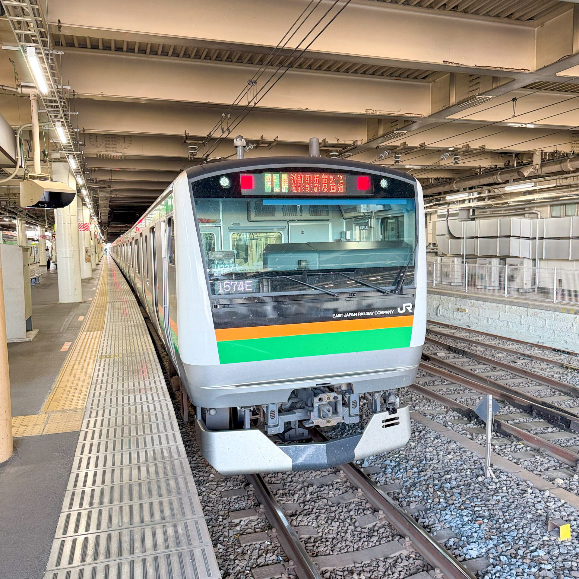 湘南新宿ライン普通列車宇都宮駅にて