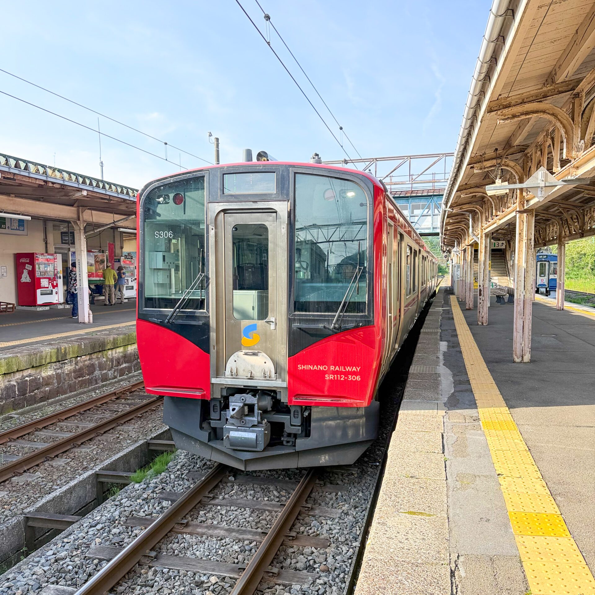 しなの鉄道北しなの線普通列車妙高高原駅にて