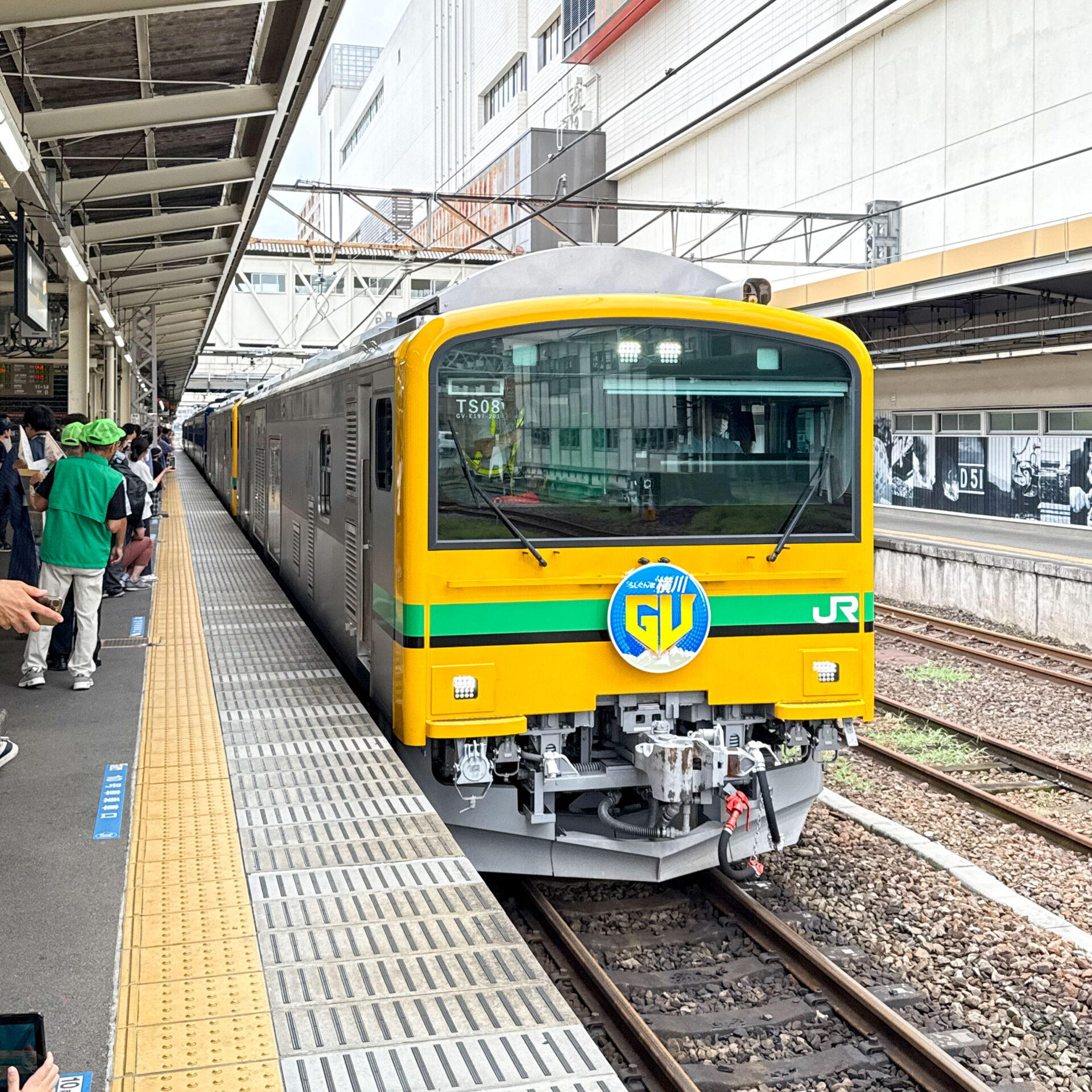 GV・SLぐんま横川号高崎駅にて