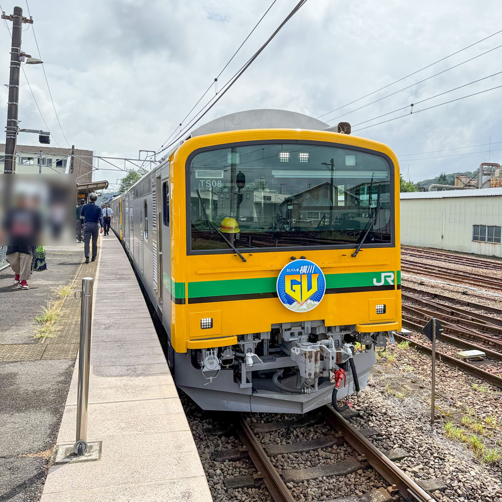 GV・SLぐんま横川号安中駅にて