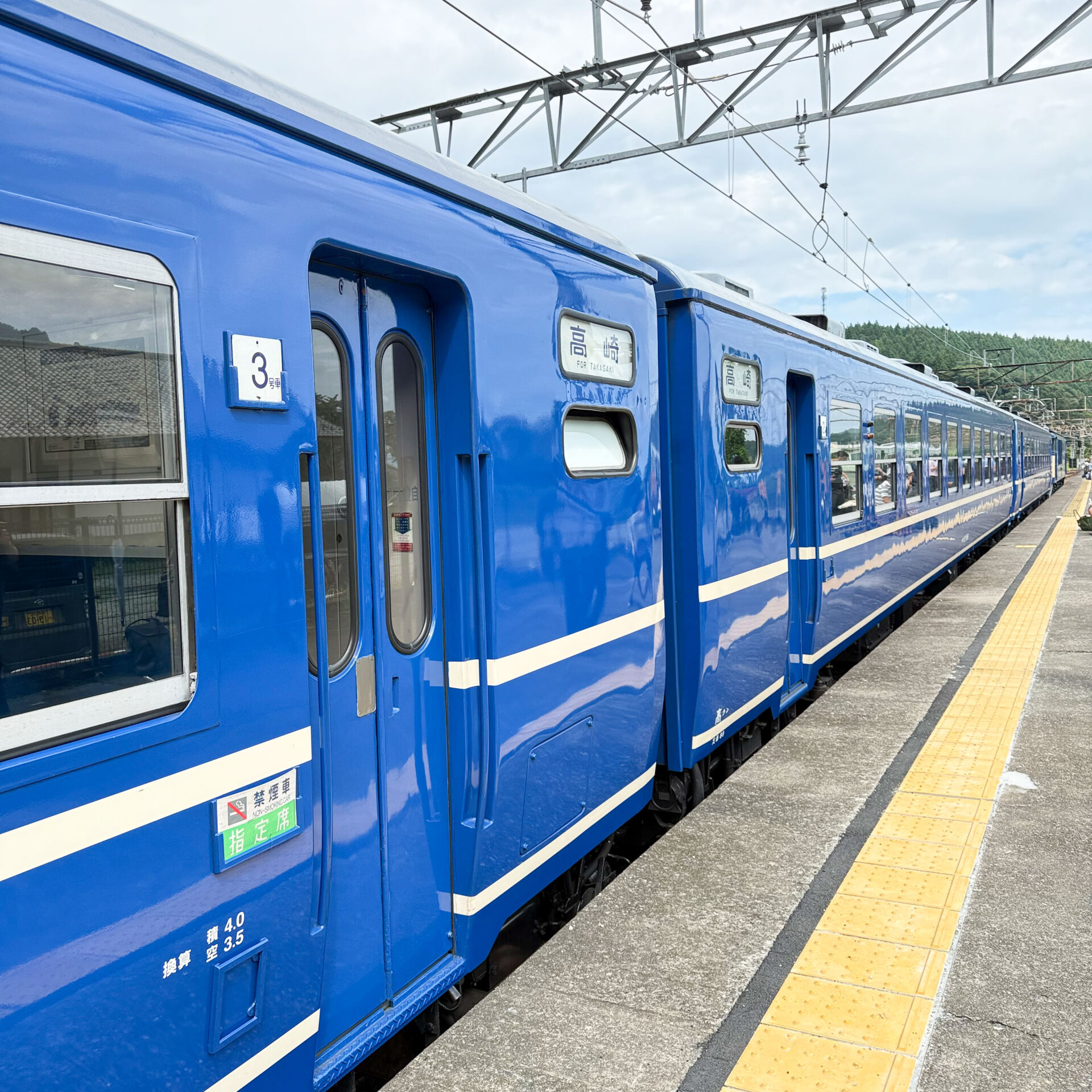 12系客車横川駅にて