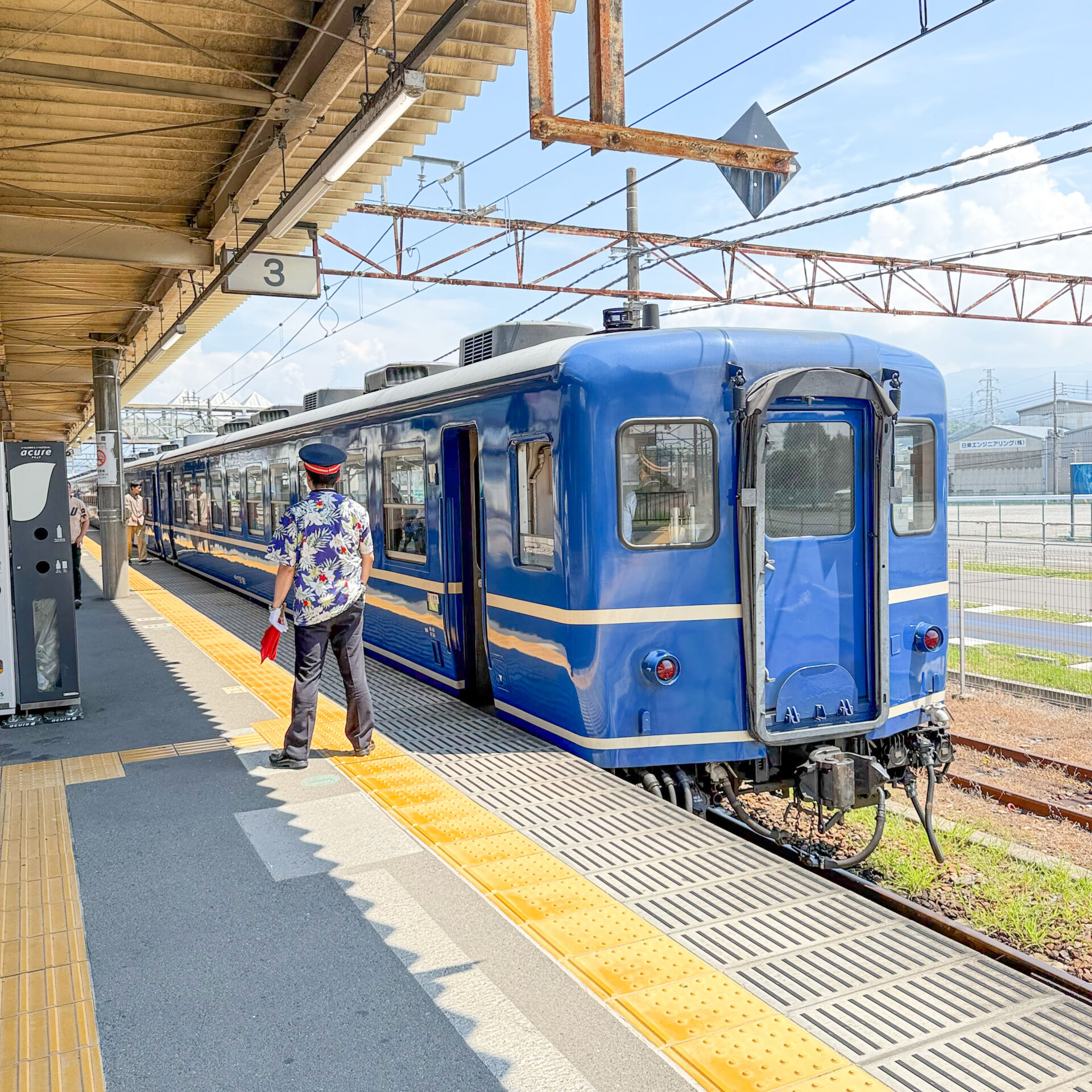SLぐんま水上号渋川駅にて