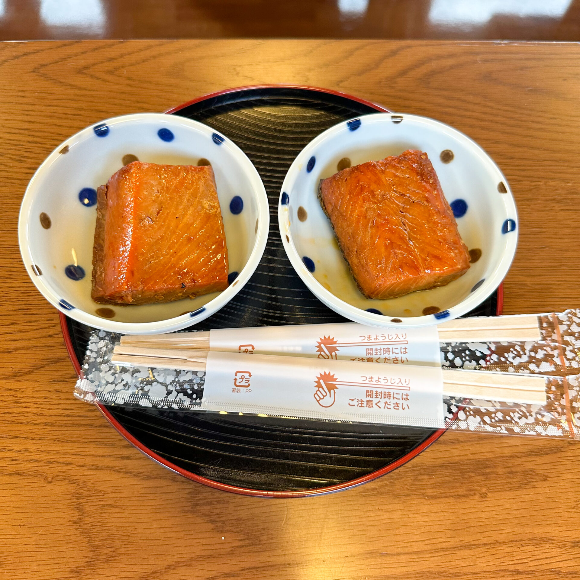 こしのしゅくらで提供される新潟の鮭