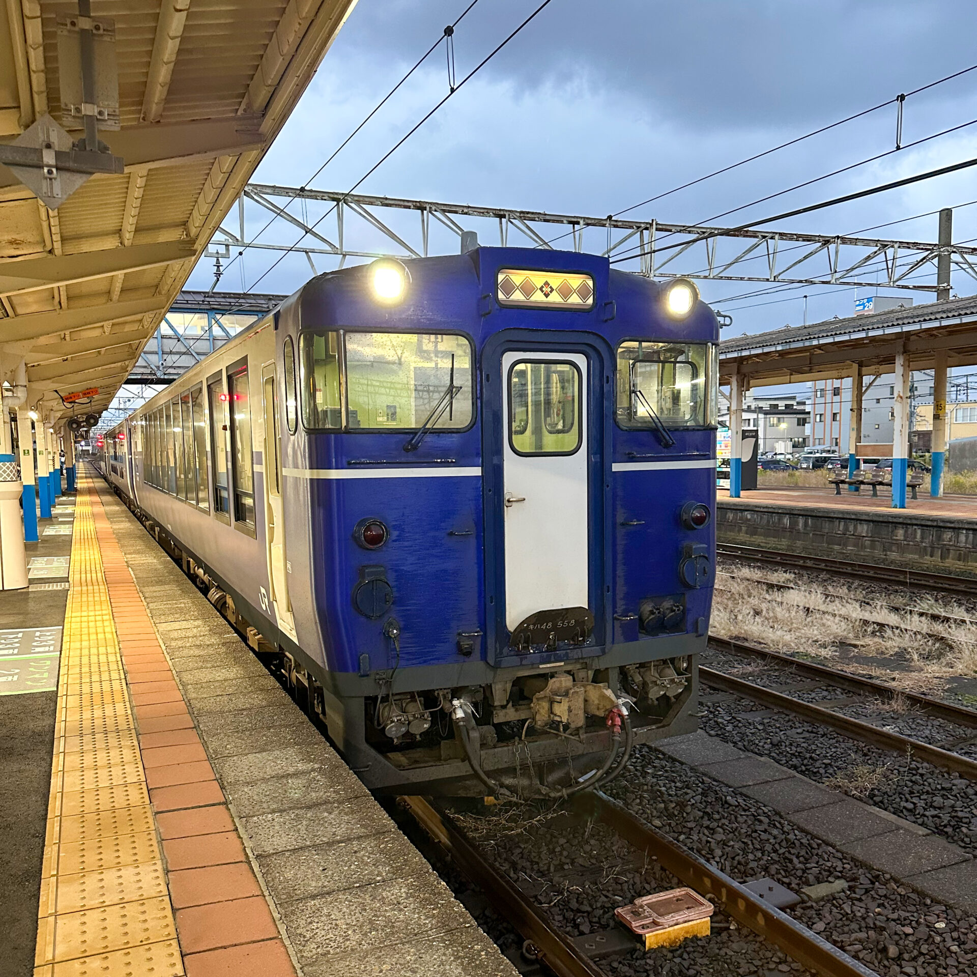 こしのしゅくら柏崎駅にて