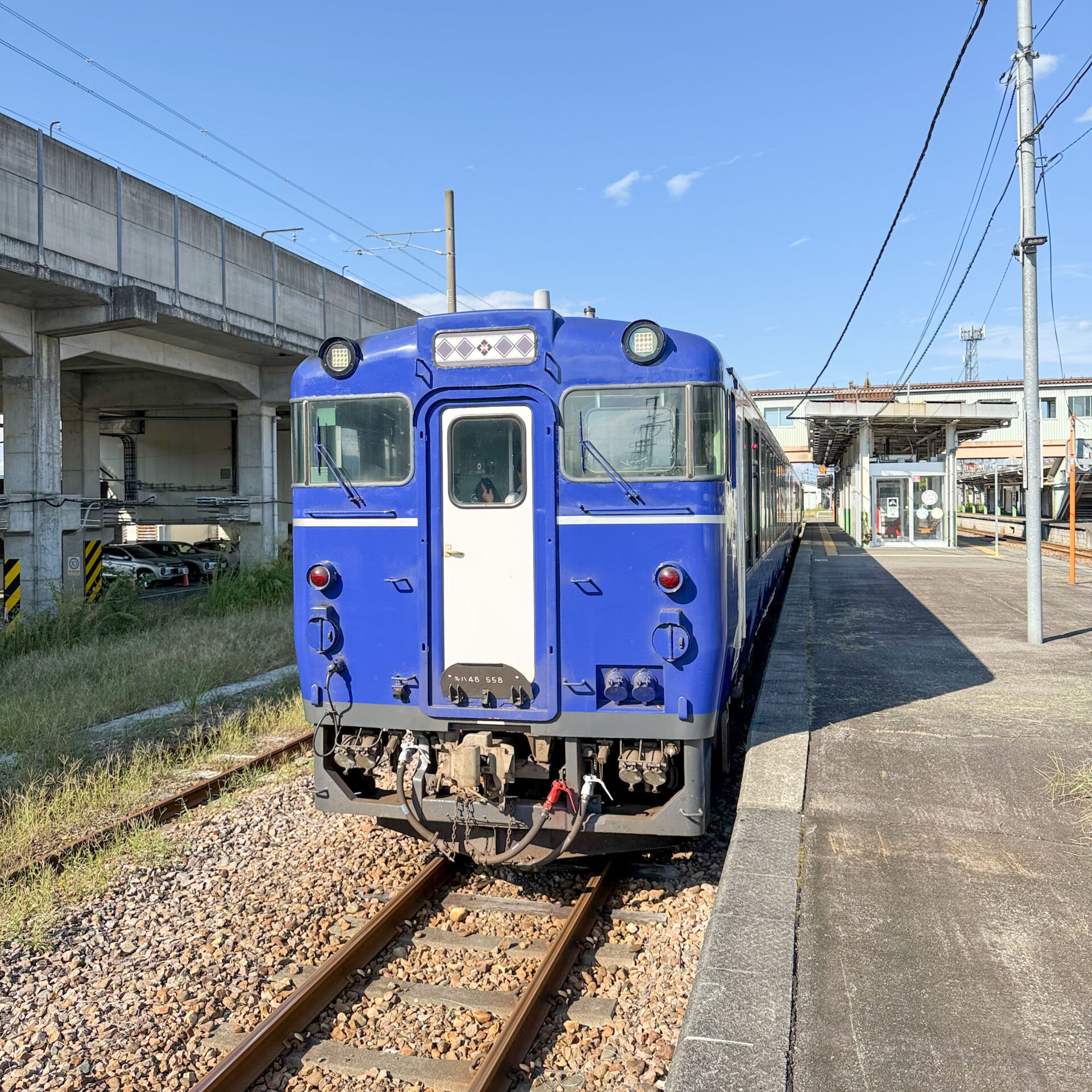 越乃しゅくら十日町駅にて