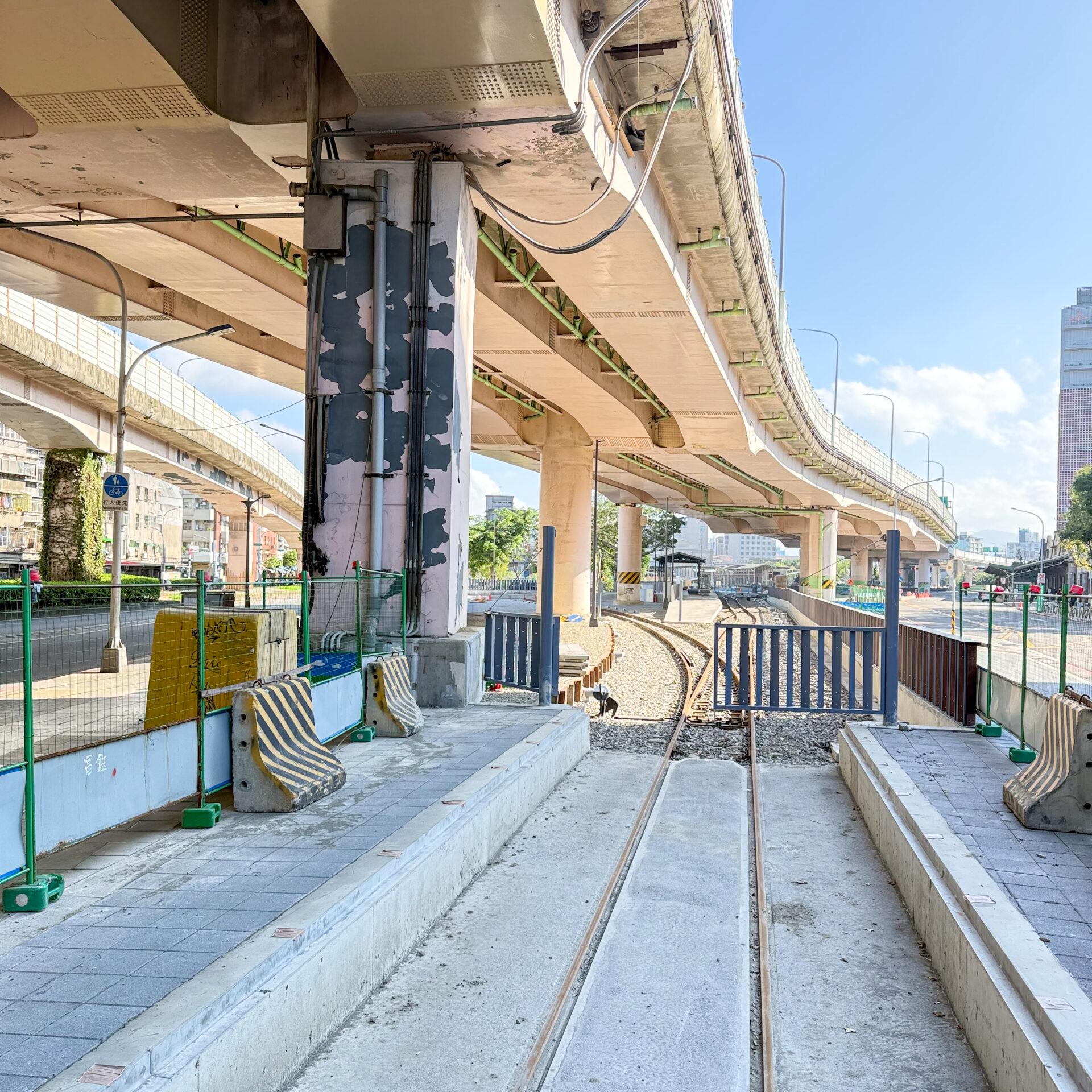 市民大道五段への分岐点