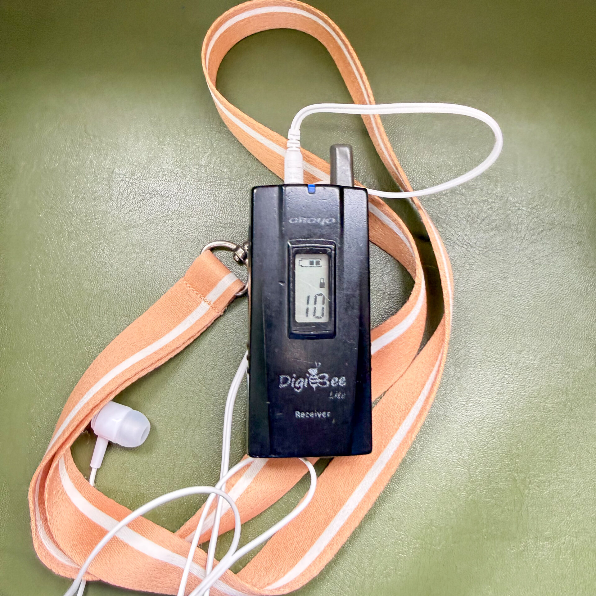 藍皮解憂號オーディオガイド用レシーバ