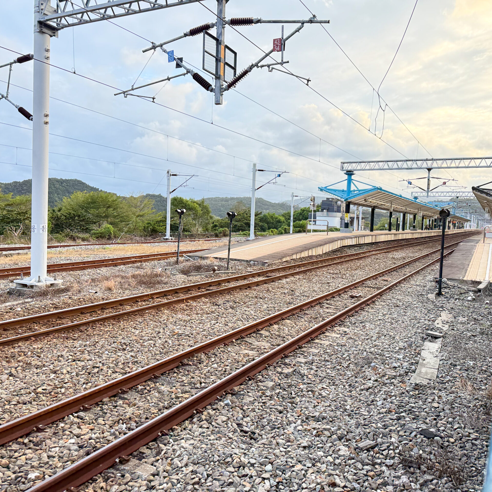台鐵南廻線大武駅付近の車窓