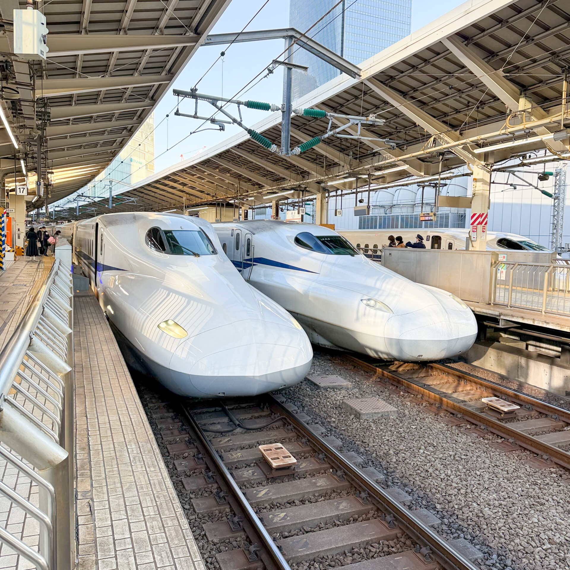 新幹線N700系東京駅にて