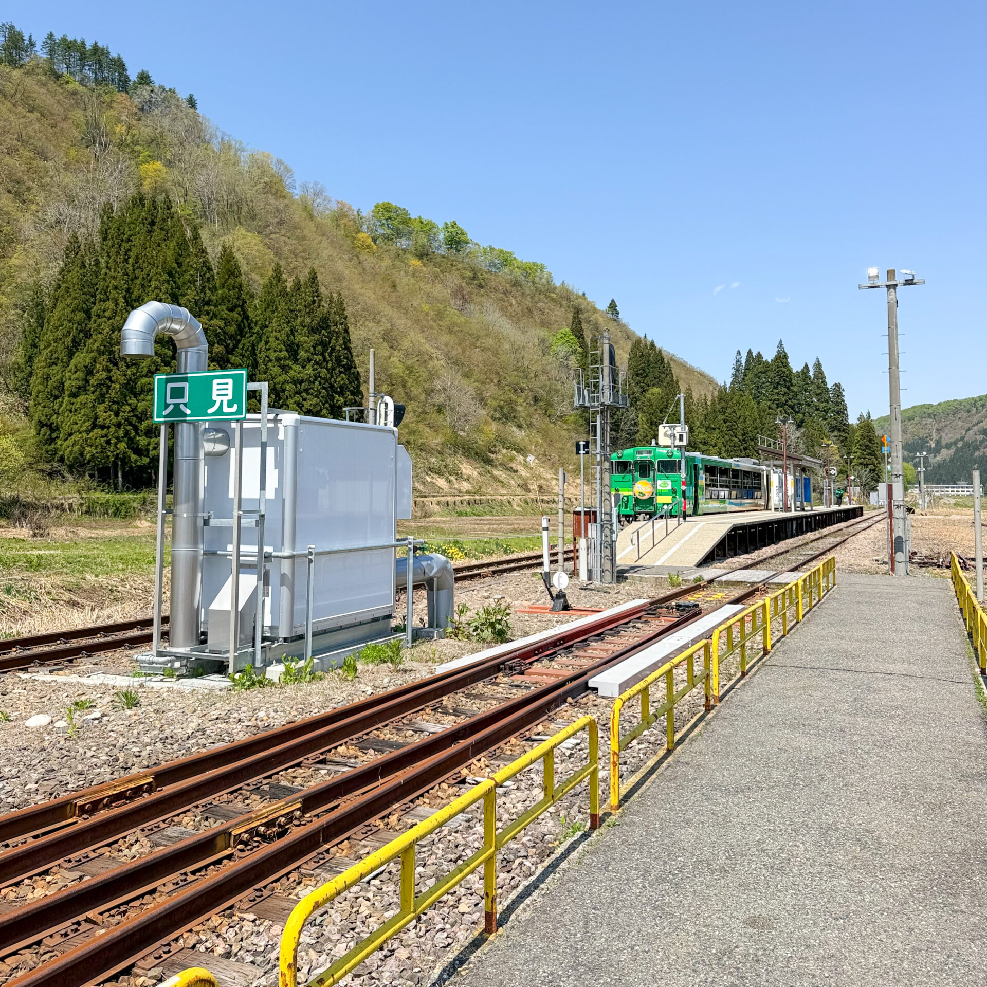 只見駅構内