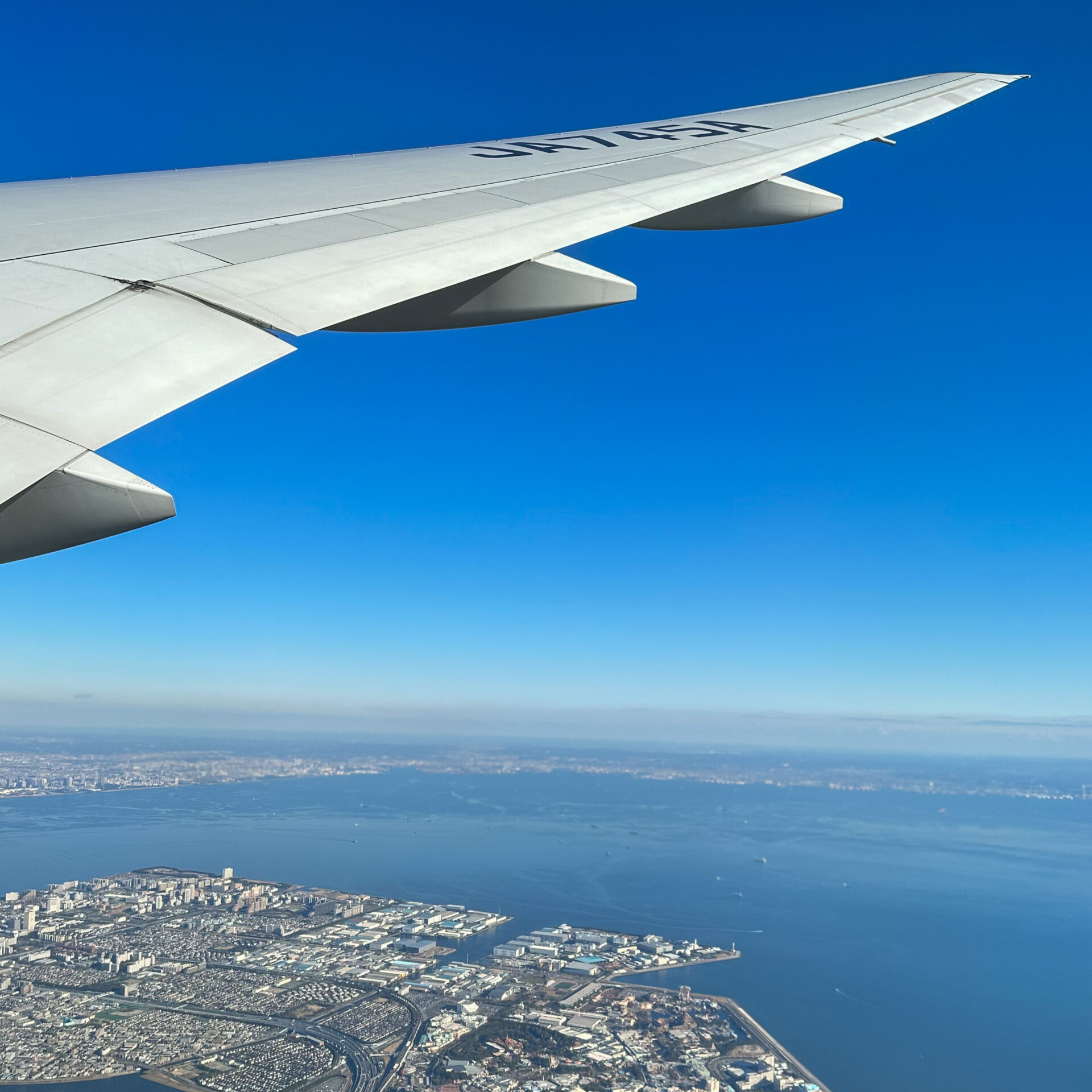 羽田空港上空